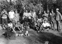 Circa 60s, Brisbane Mountaineering Club with Dave seated second from the left