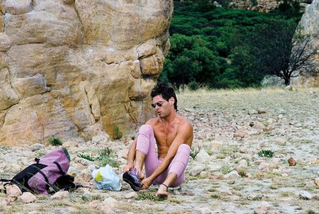 Andy at Arapiles in the early 90s.